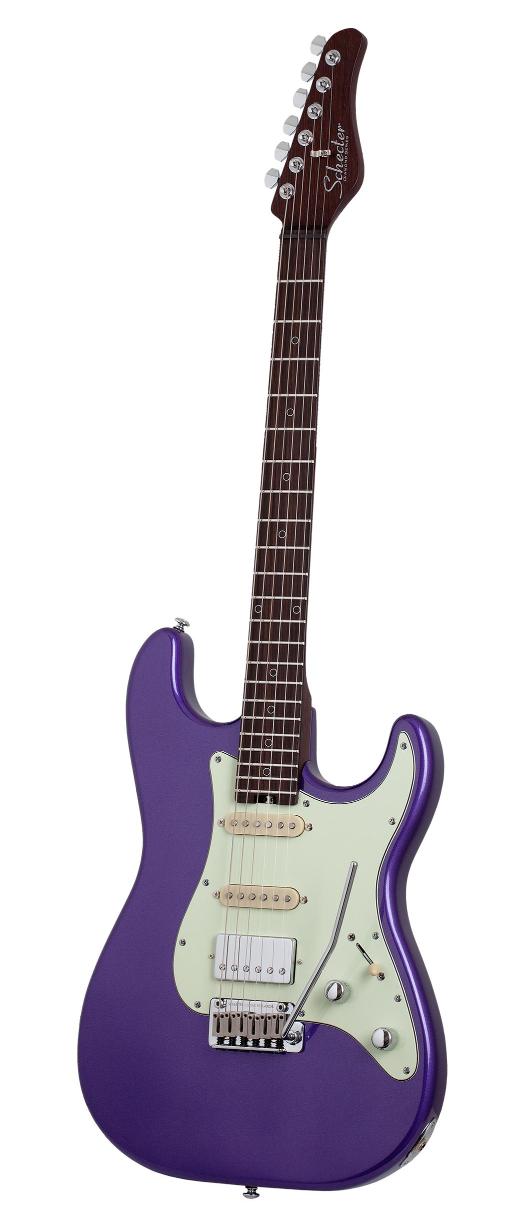 Schecter Nick Johnston Trad 10th Anniversary HSS Atomic Violet